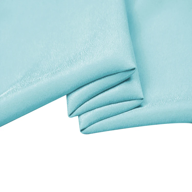 Korean silk fabric 16mm silk crepe de chine 140cm width No.12 canal blue color pants, shirts, sell by the yard