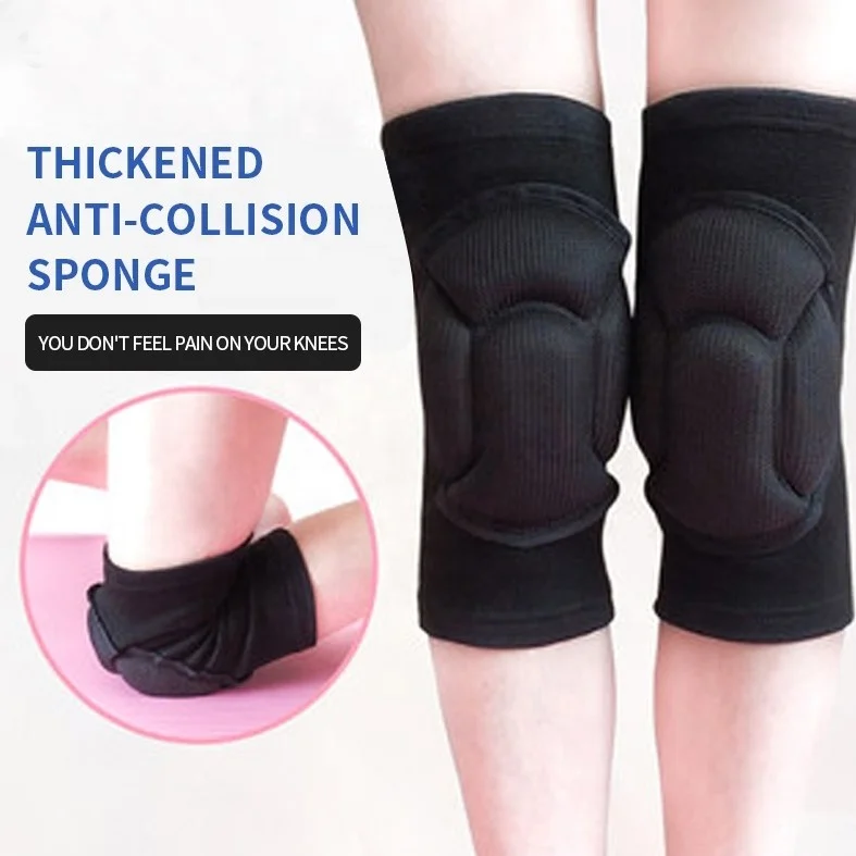 Wholesale Knee Guard Protector Brace Support Sports Basketball Volleyball Anti-Collision Sponge Elbow Knee Pads