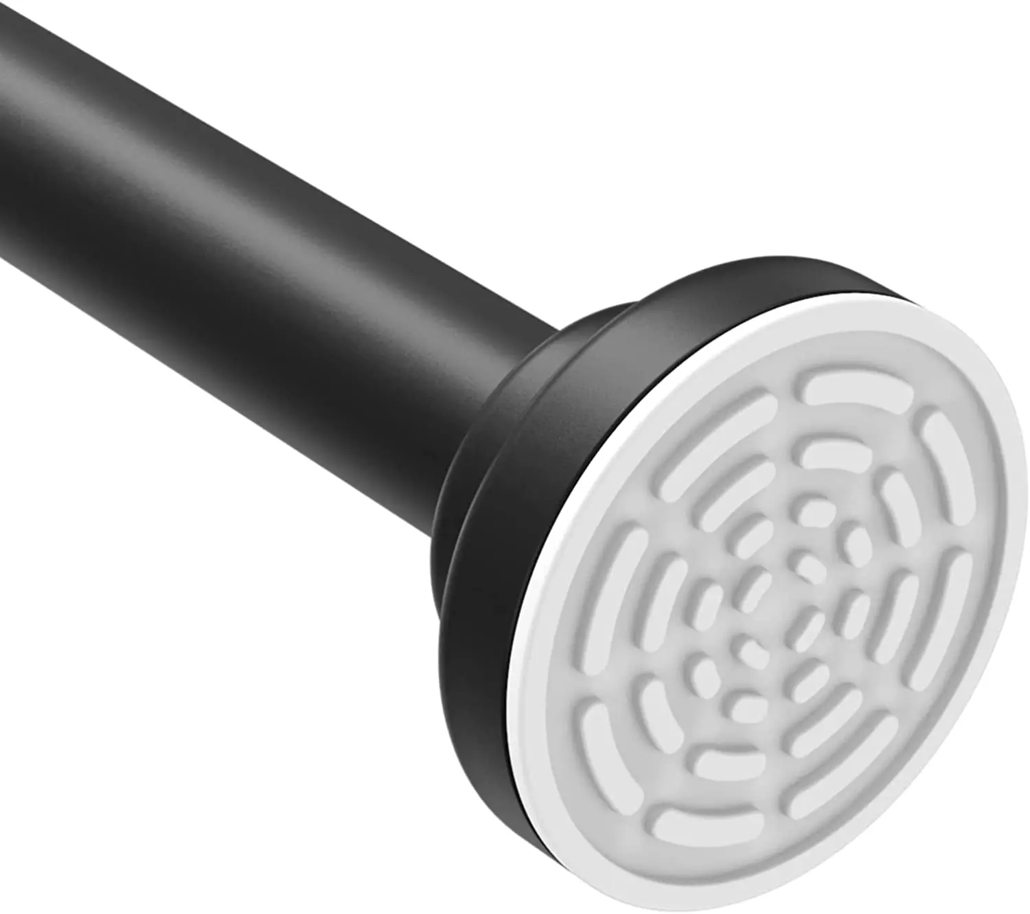 Прямая черная железная трубка 201 из нержавеющей стали для ванной комнаты 105-190 см