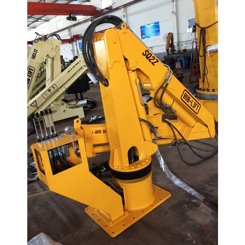Small Hydraulic Boat Lift Stand Marine Construction Bulk Ship Crane for Sale