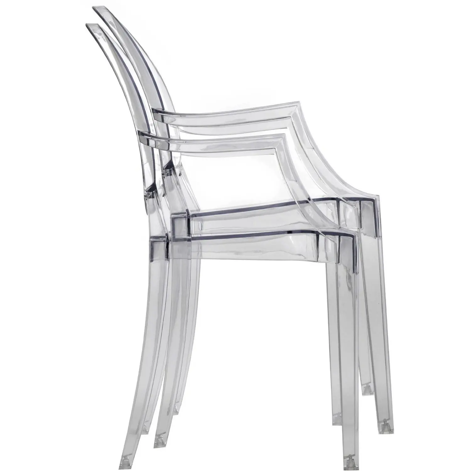 Hot sale Modern wholesale chiavari crystal clear ghost chairs