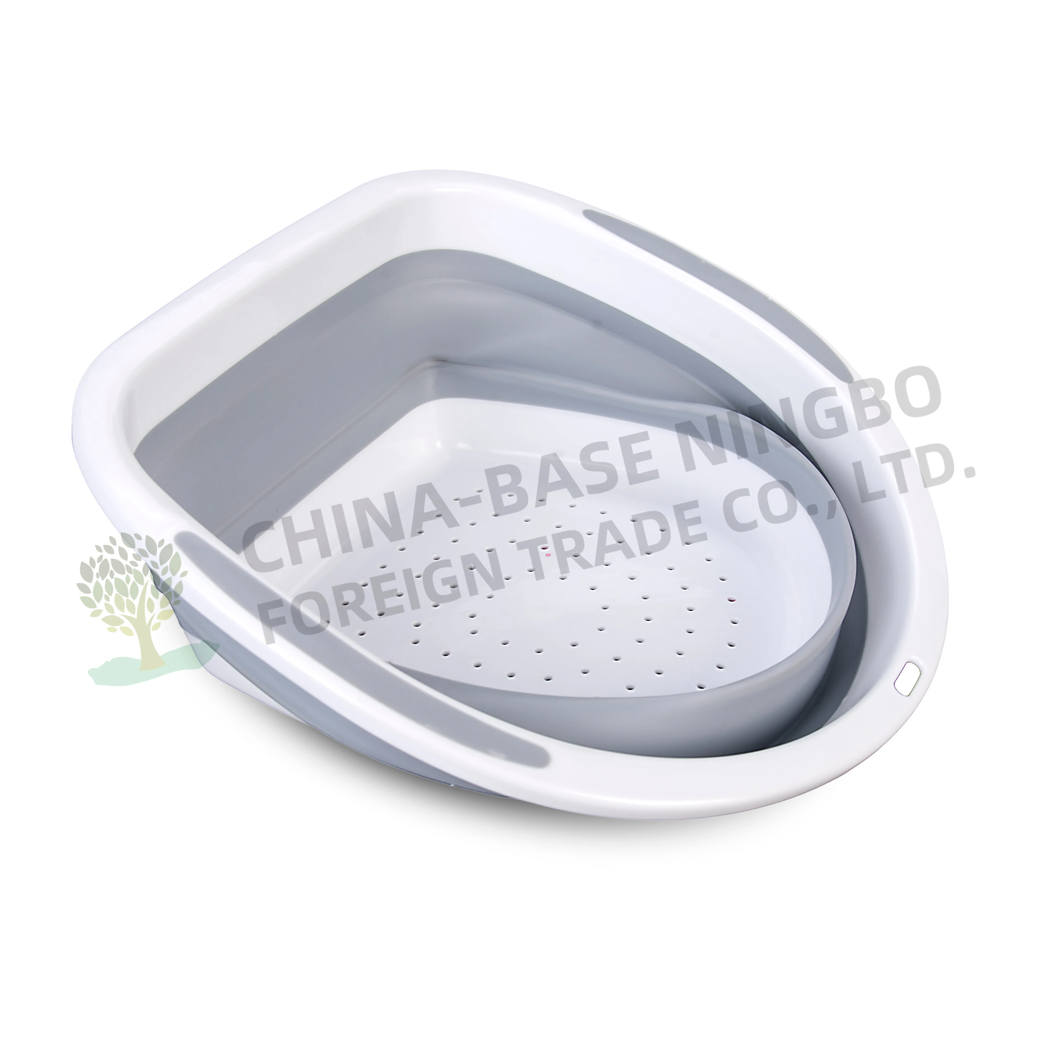 Multifunction Storage Silicone Basket Collapsible Foldable Cutting Board Folding Washing Basket with Chopping Board