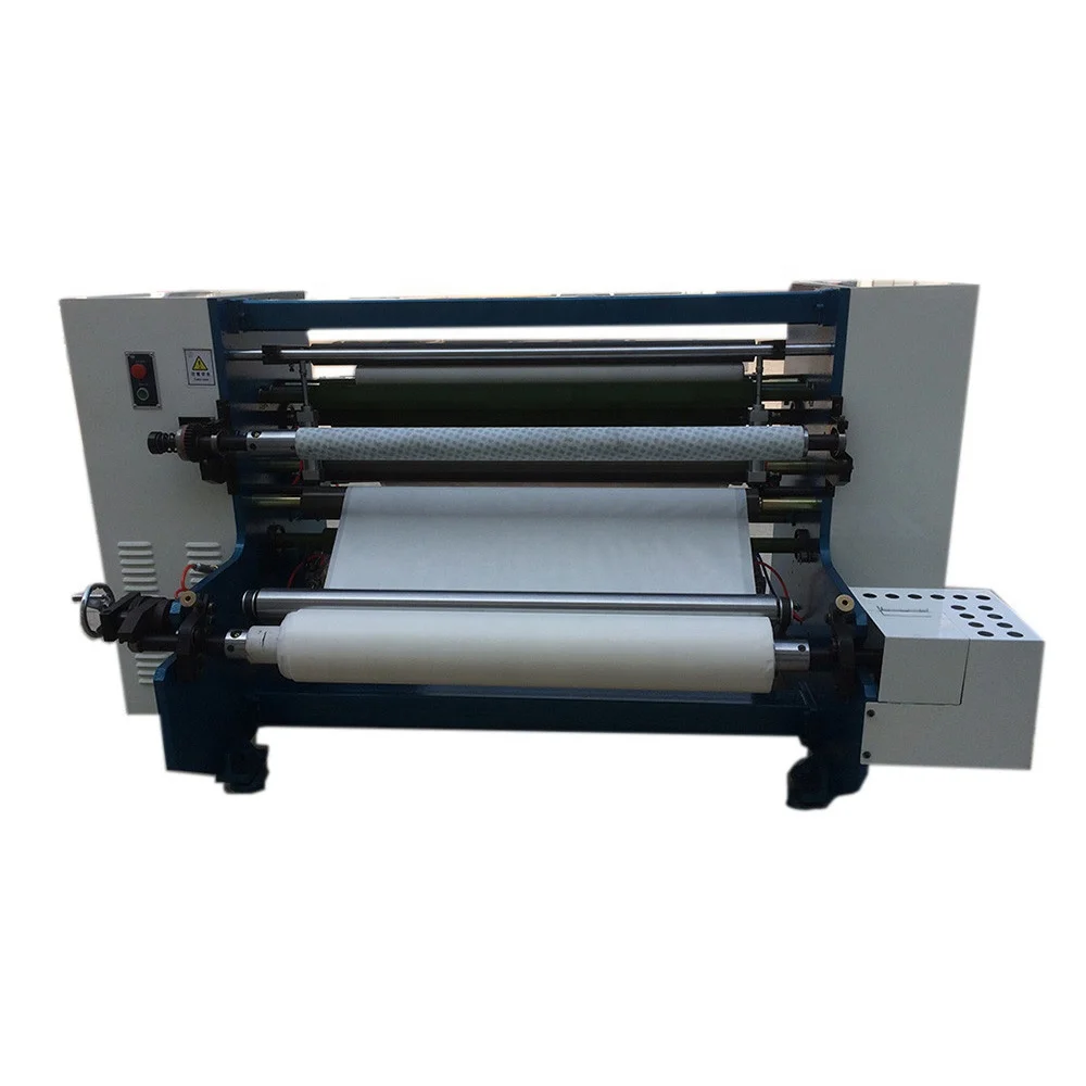 Adhesive medical tape zinc oxide cotton plaster tape jumbo roll rewinding machine