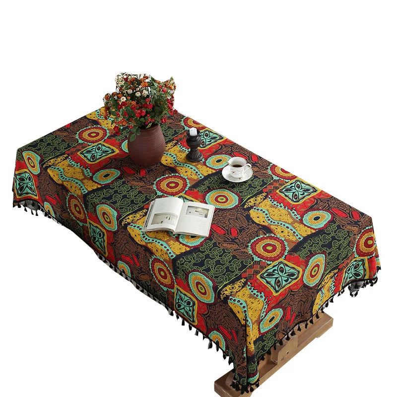 wholesale Bohemian ethnic style ins net red homestay simple modern table cloth