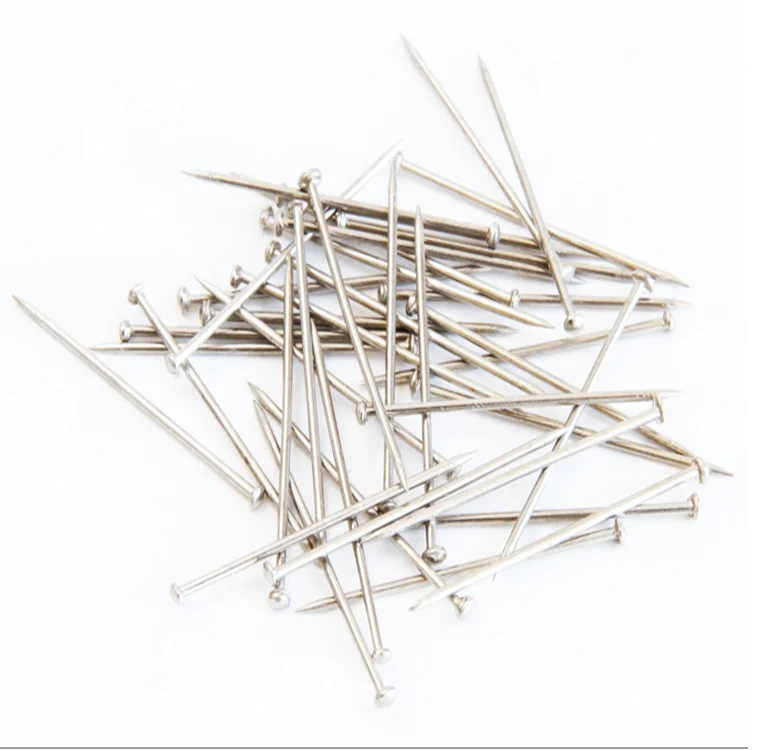 Прямые никелированные штифты канцелярские штифты