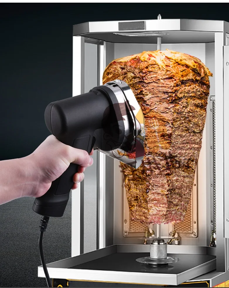 Kebab Slicer Meat Cutter Machine Shawarma Cutting Slicer Mquina Para Cortar Carne