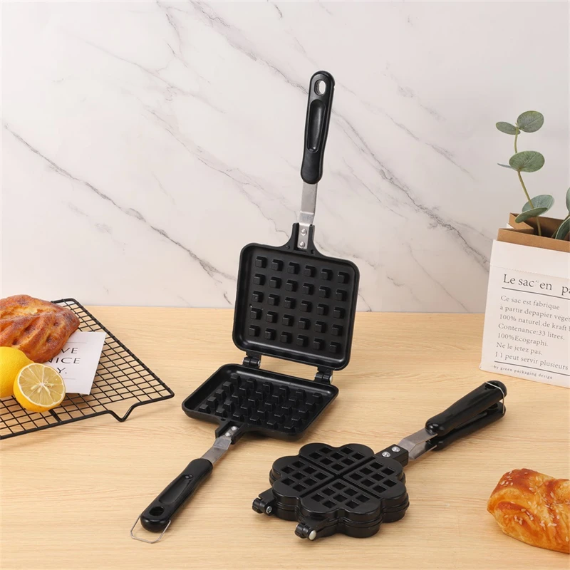 Small Flower Shaped Deep Professional Easter Manual Waffle Maker Pan Non-Toxic and Low Price for Baking Dishes & Pans