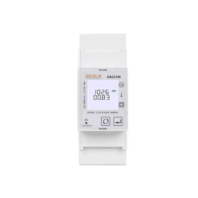 Популярный Счетчик часов DAC2100 на DIN-рейку MODBUS, умный, простой в установке однофазный, многофункциональный счетчик часов