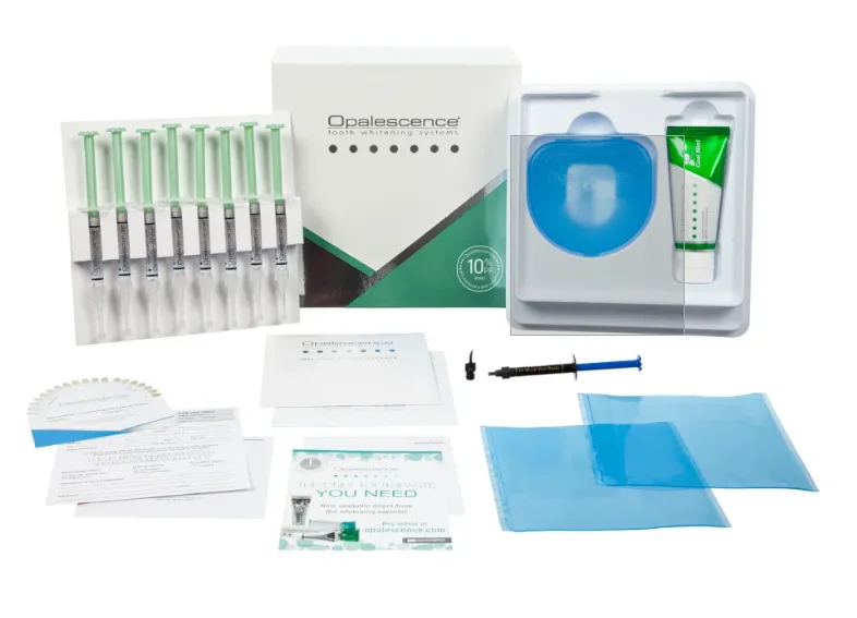Take home whitening gel Opalescence PF 10%, 15%, 20%, 35%, and 45% Carbamide Peroxide with Potassium Nitrate and Fluoride