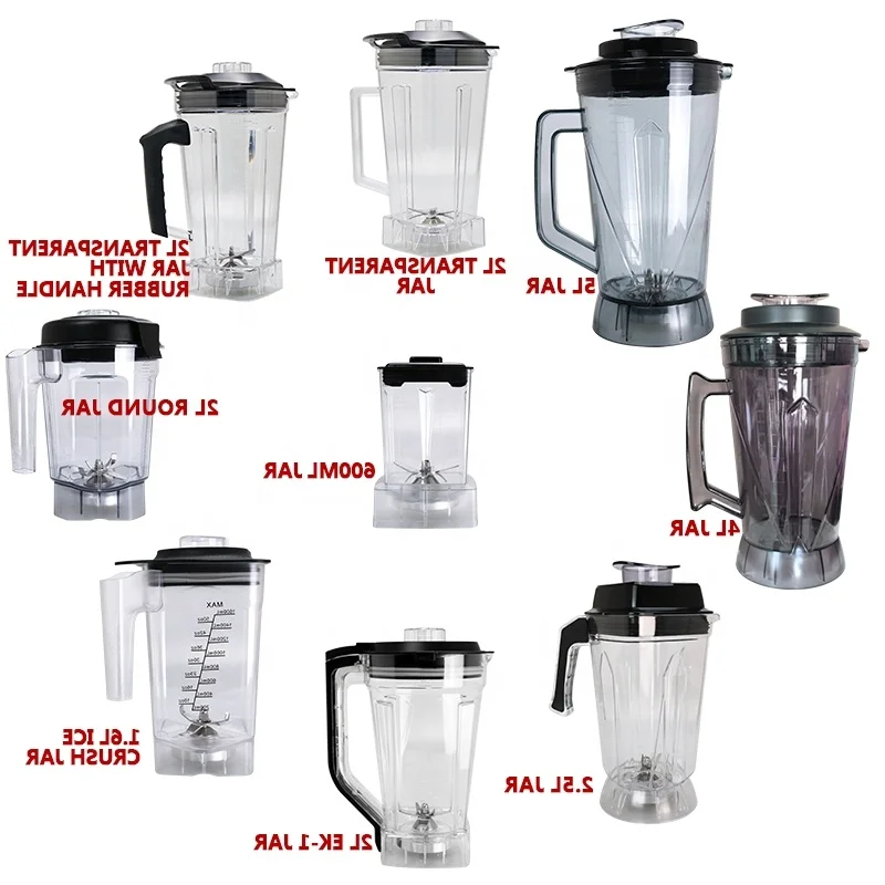 electric food mixer with juicer parts stirring plastic blender body part spare parts blender square blender jar