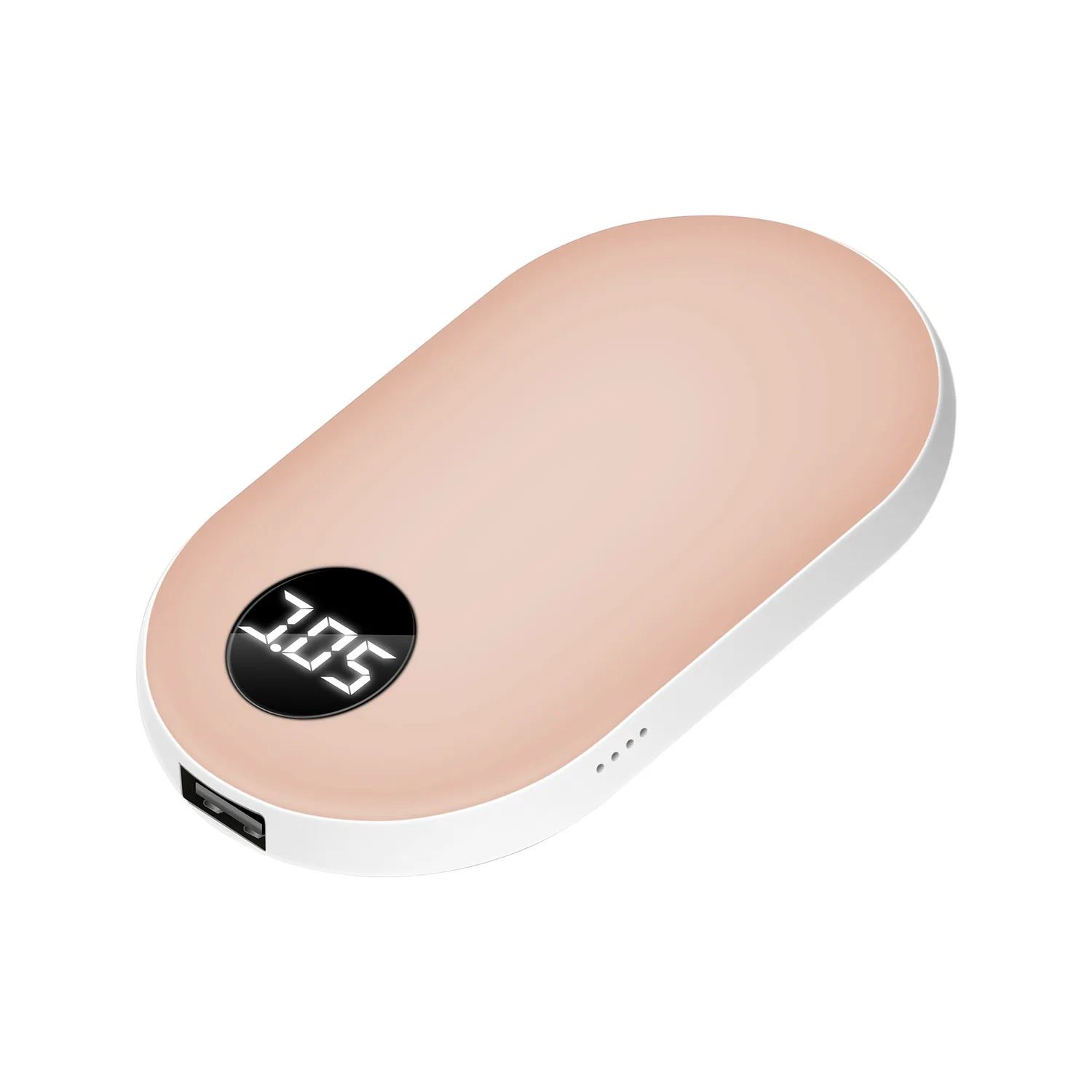 Wholesale Rechargeable Hand Warmer Power Bank Electric Portable Pocket Hand Warmer Power Banks 3 Heat Levels Double Side Heating