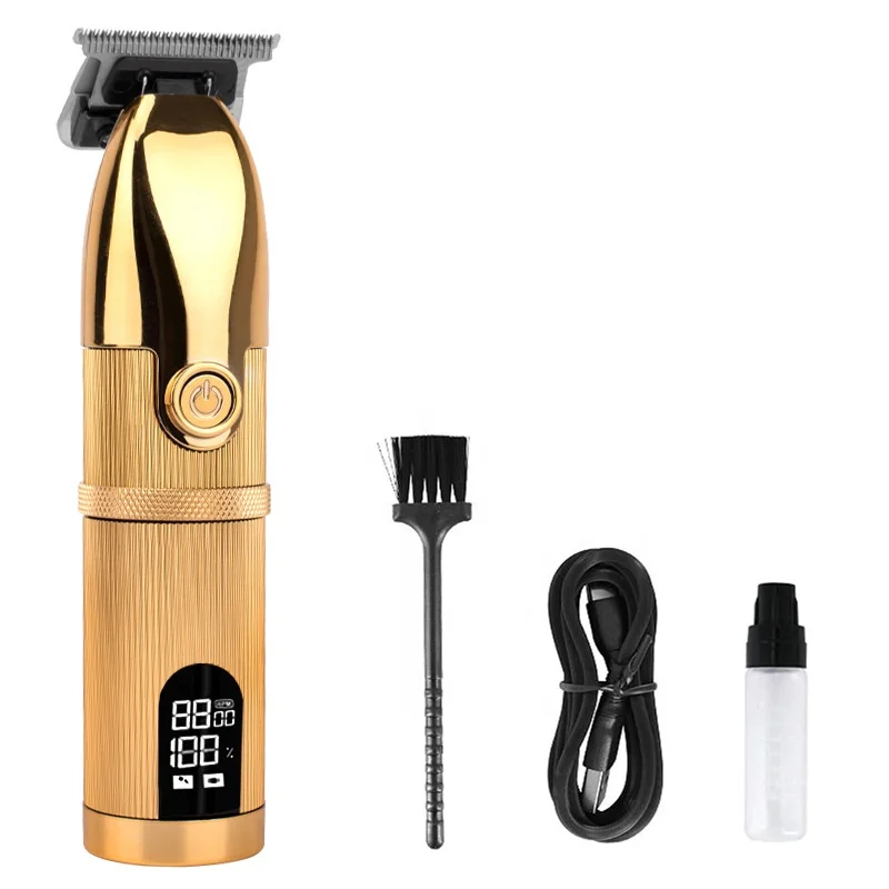Barber Clippers Professional Salon Gold Hair Cutting Machine Pop Barbers Hair Trimmer Clippers