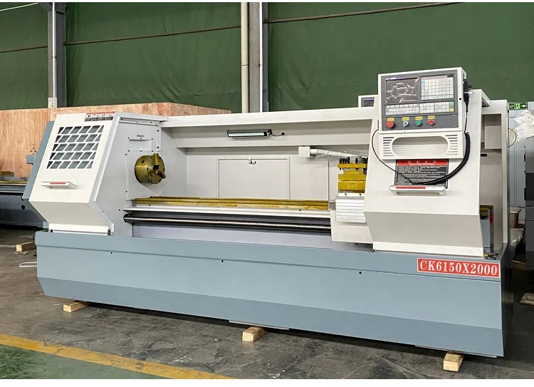 Hot Sale Flat Bed Lathe CNC Turning Machine CK6140 CK6150 For Metal Processing