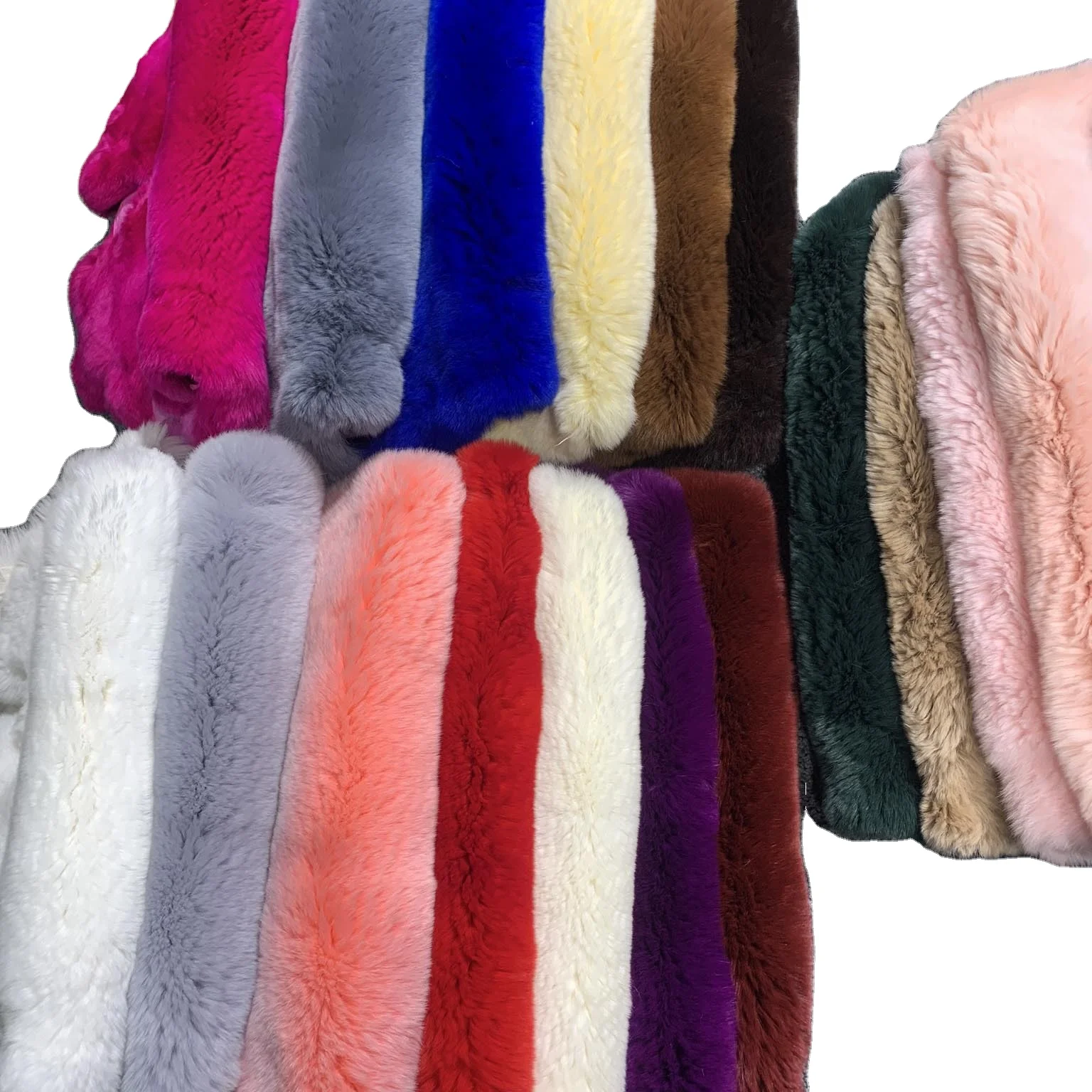 China Suppliers animal fur  Dyed Color Real Rex Rabbit Fur Skin Tanned Fur Pelt with Cheap Prices