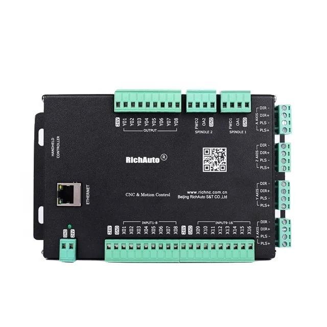 Hot sale  RichAuto B57 ATC  3 axis straight line tool rack router CNC motion control system automatic tool change