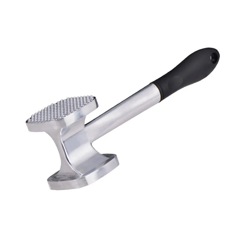 Food Grade Aluminum Alloy Kitchen  Double-sided Meat Loose Hammer Steak Tenderizer Hammer