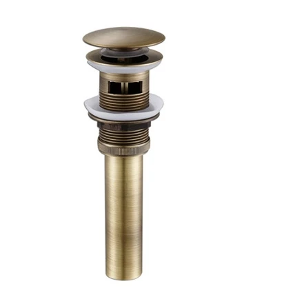 Bathroom parts Pop Up Drainer  Click Clack Waste Lavatory Drain