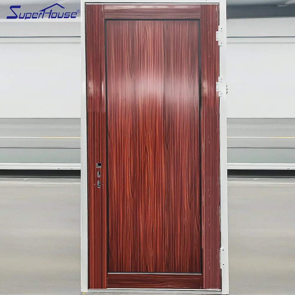 Дверь Pintu французский Puertas Superhouse 2021 Wpc водонепроницаемые стеклянные алюминиевые двери из ПВХ графического дизайна современный алюминиевый