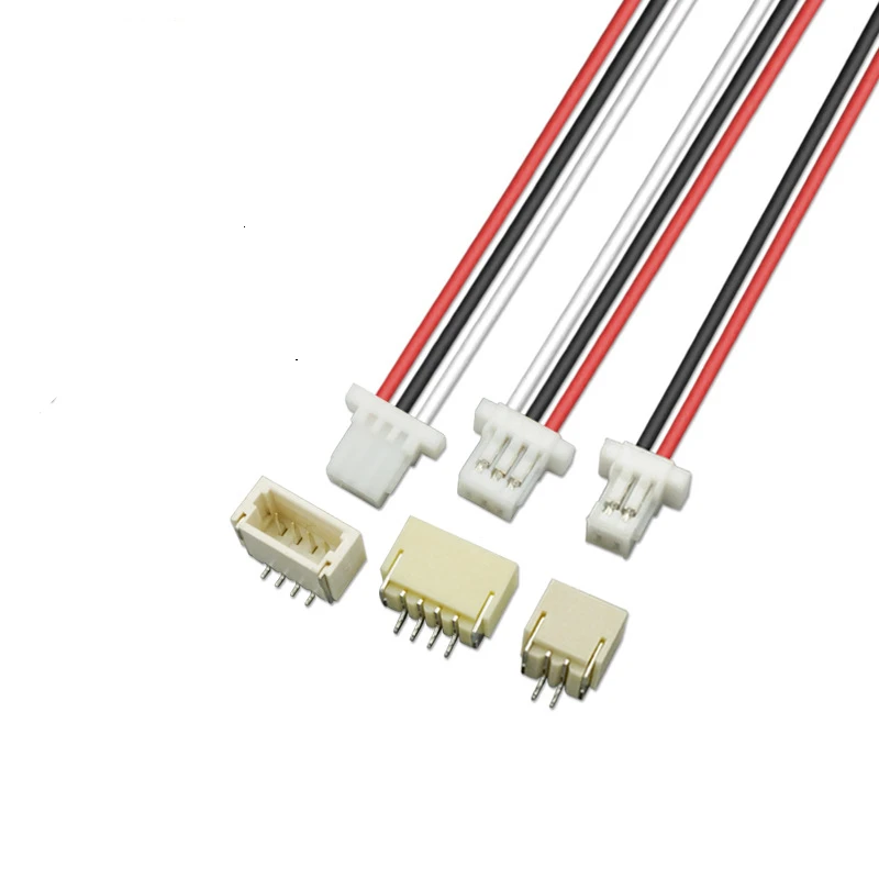 factory wholesale Pitch 1.0mm JST SH 1.0 2/3/4/10/12/16 PIN wire harness for wire to plate connection wire