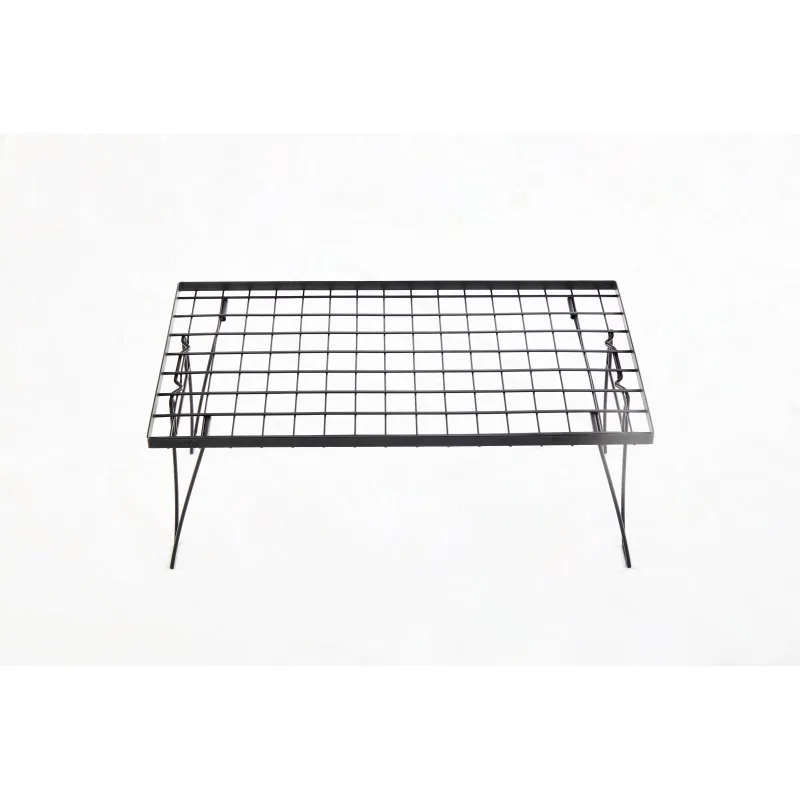 Areffa Outdoor Portable Korea Roll folding metal bamboo Grain Camping Tea Table For Picnic