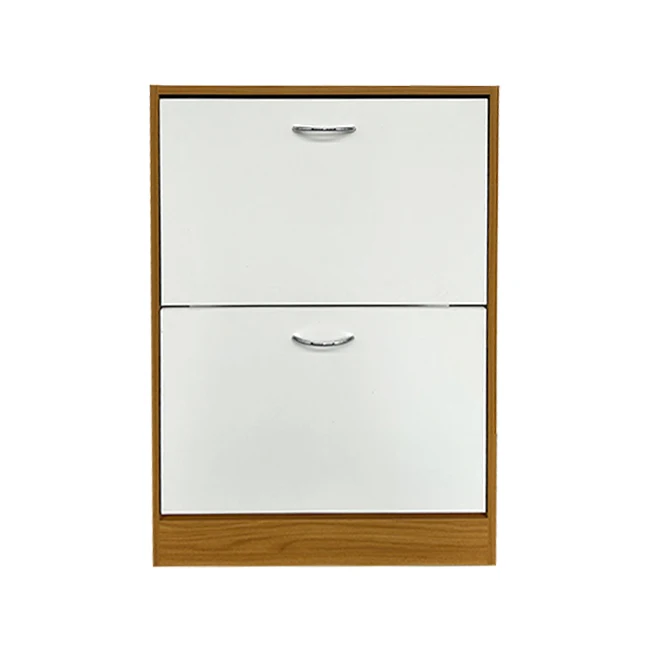 wooden entryway stand table shoe storage cabinet with 3 doors 3 drawers