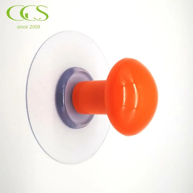 Nail Free Sticky Hanger ABS Plastic Mushroom Design Adhesive Hooks Reusable Utility Towel Bath Ceiling Hooks Kitchen Wall Hooks