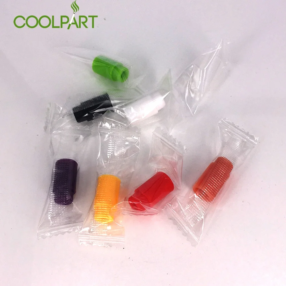 
Colorful Mouthpiece 510 Silicone Disposable E-Cigarette Drip Tip For Atomizer 