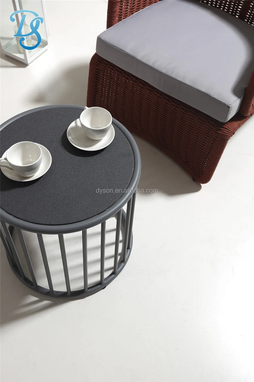 
Hotel Patio Leisure Sectional Corner aluminium PE Rattan Set Garden Outdoor Furniture Wicker dining set 