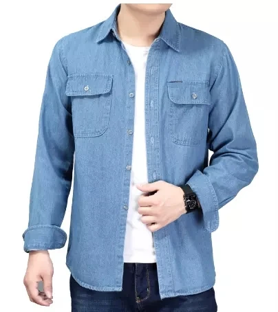 regular fit shirts denim