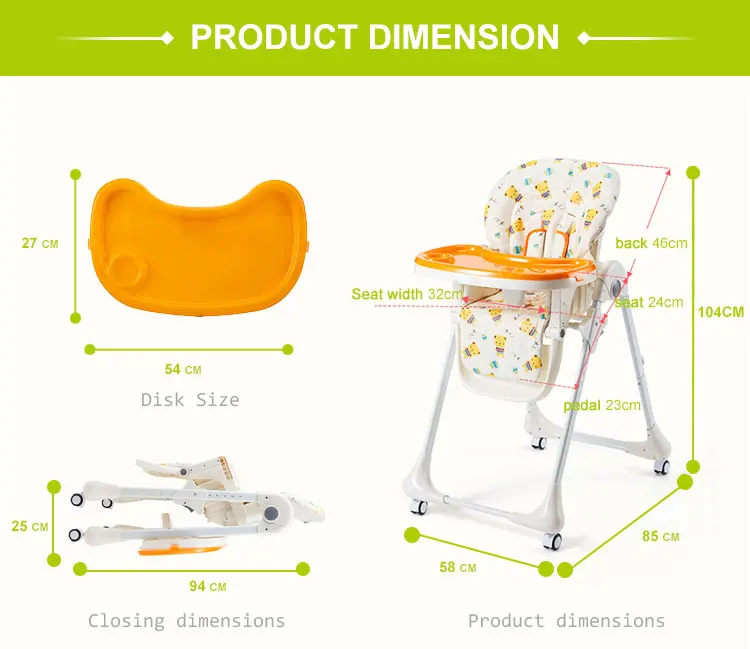 Baby Products Dining Baby Highchair, Nordic Feeding Baby Chair/