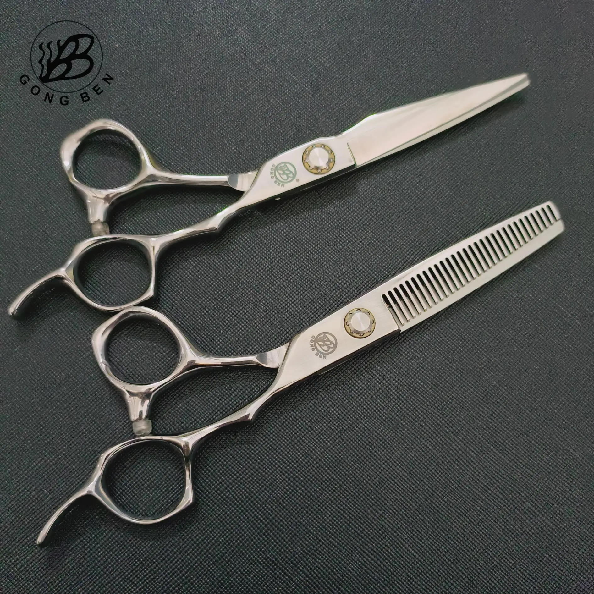 Gongben C SUS 440c стальные ножницы для стрижки волос Парикмахерские ножницы Профессиональные Парикмахерские ножницы парикмахерские Парикмахерские ножницы
