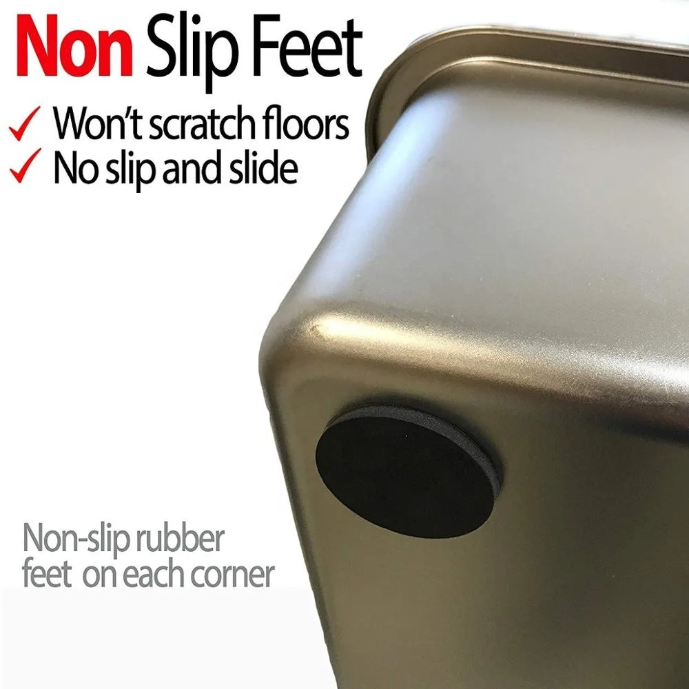 23.5 * 15.5 *6.1' Odor Control Pet Cat Litter Sand Box Toilet Stainless Steel Metal Cat Litter Tray