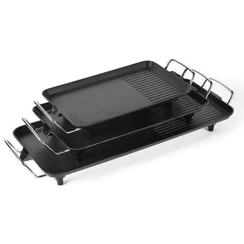 Factory Supply Portable Grill Pan Aluminum Non-stick Coating Electric Grill Pan