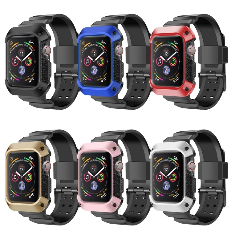  Ремешок спортивный из силикона и резины для apple watch iwatch series 4 40 мм 44 40