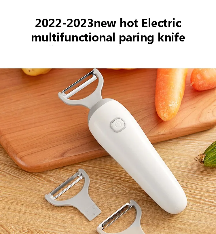 Amazon hot portable vegetable mini automatic machine knife potato garlic orange electrical peeler