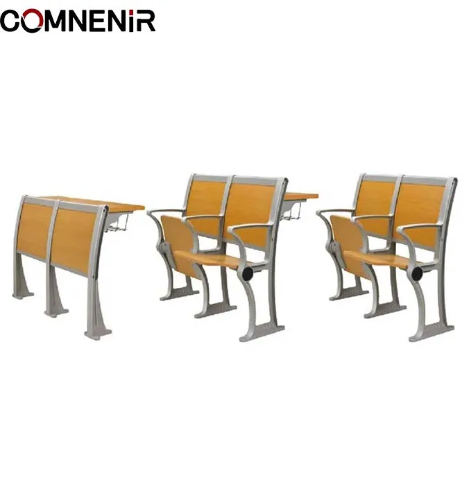 Factory Manufacture lecture theater Chair Seat Modern School Auditorium Saet For University Training Table Chair