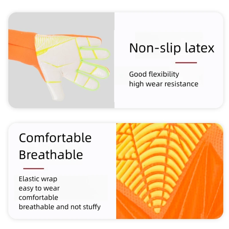 Professional Soft German Latex Predator Kids Guard Goalkeeper Gloves Football Goalkeeper Gloves With Finger Protection