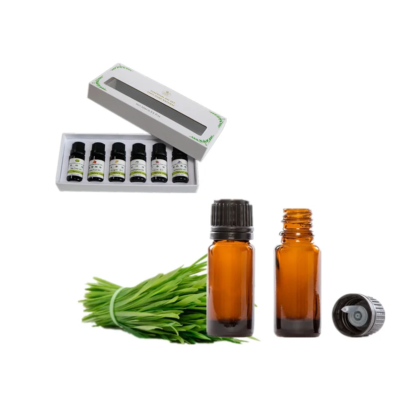 Aromatherapy Vetiver Essential Oil Private Label For Skin Relieving Stress Repelling Insects Factory Supply