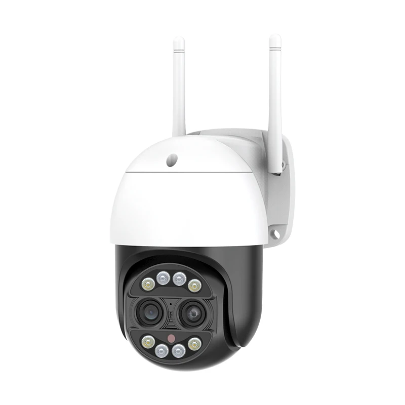 Dual Lens 4MP 8X Zoom PTZ IP66 Water-proof Quality  Wifi CCTV Wifi Smart Net PTZ Camera Outdoor IR Camera