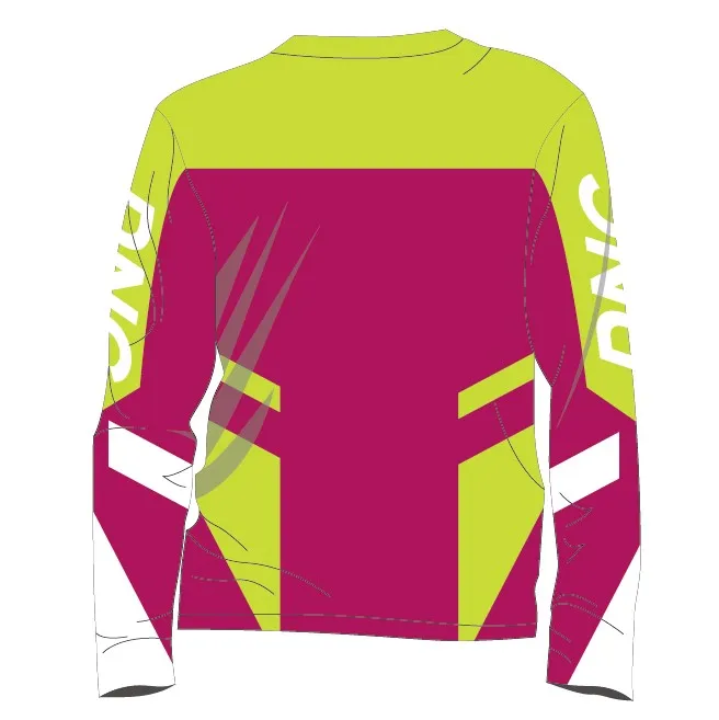 2022 Custom Made Logo Design Adults Wholesale quick dry sublimation print Motocross Racing Wear Shirt