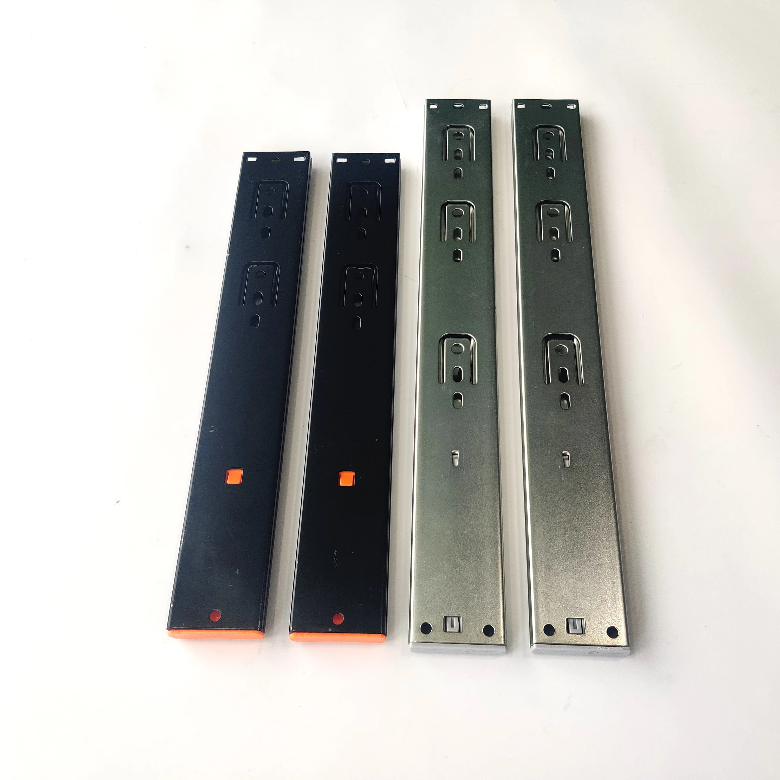 Soft Closing Push Open Full Extention Furniture Hardware Ball Bearing Telescopic Drawer Slide