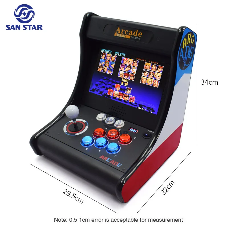 23000 Games 10 Inch LCD Pandora Console Billiards Board Game Coin Operated Games Mini Arcade Machine Home Arcade