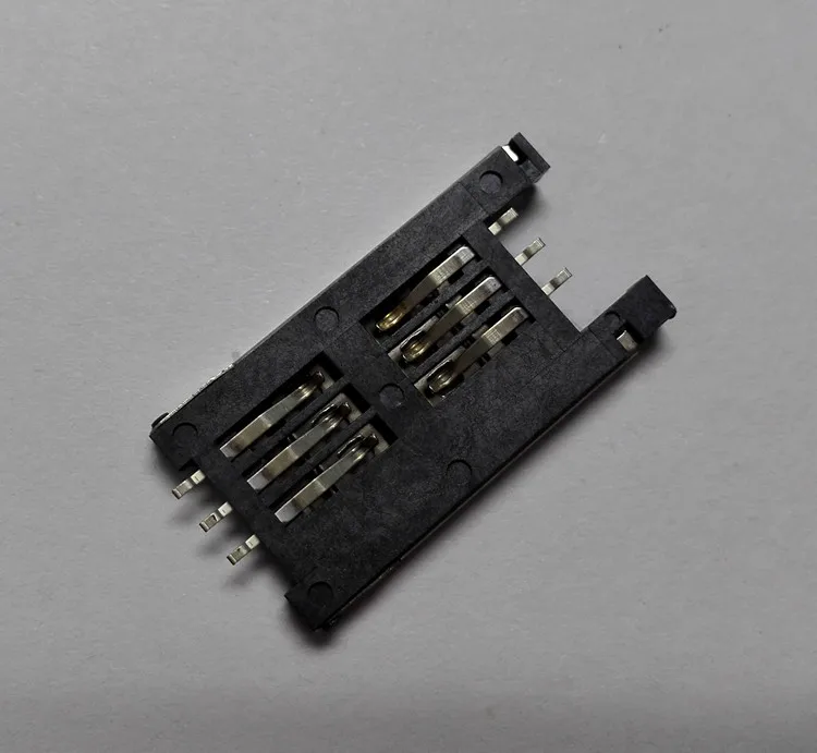 Адаптер для sim-карты 6pin или 8pin с откидной крышкой типа SIM Большой Разъем для карты