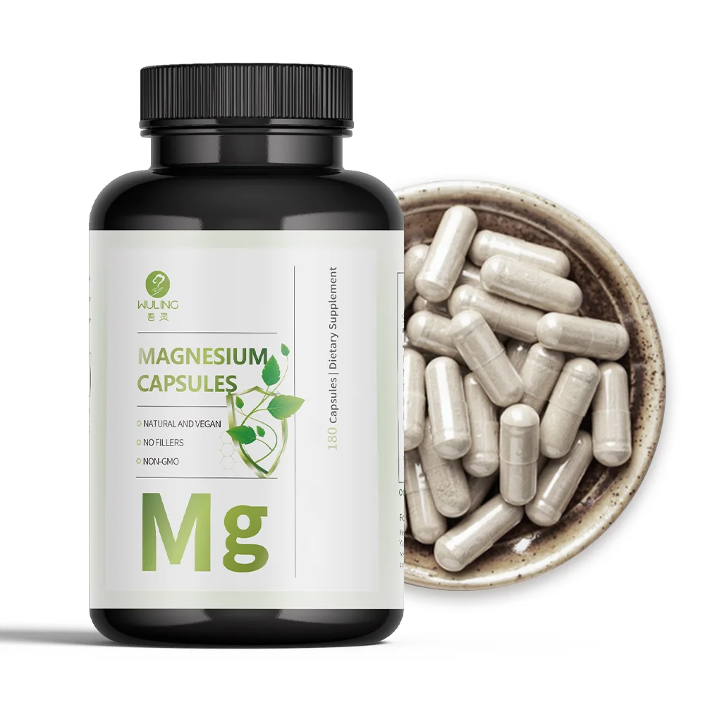 OEM dietary supplements 500mg Magnesium L-Threonate Capsules Magnesium Capsules