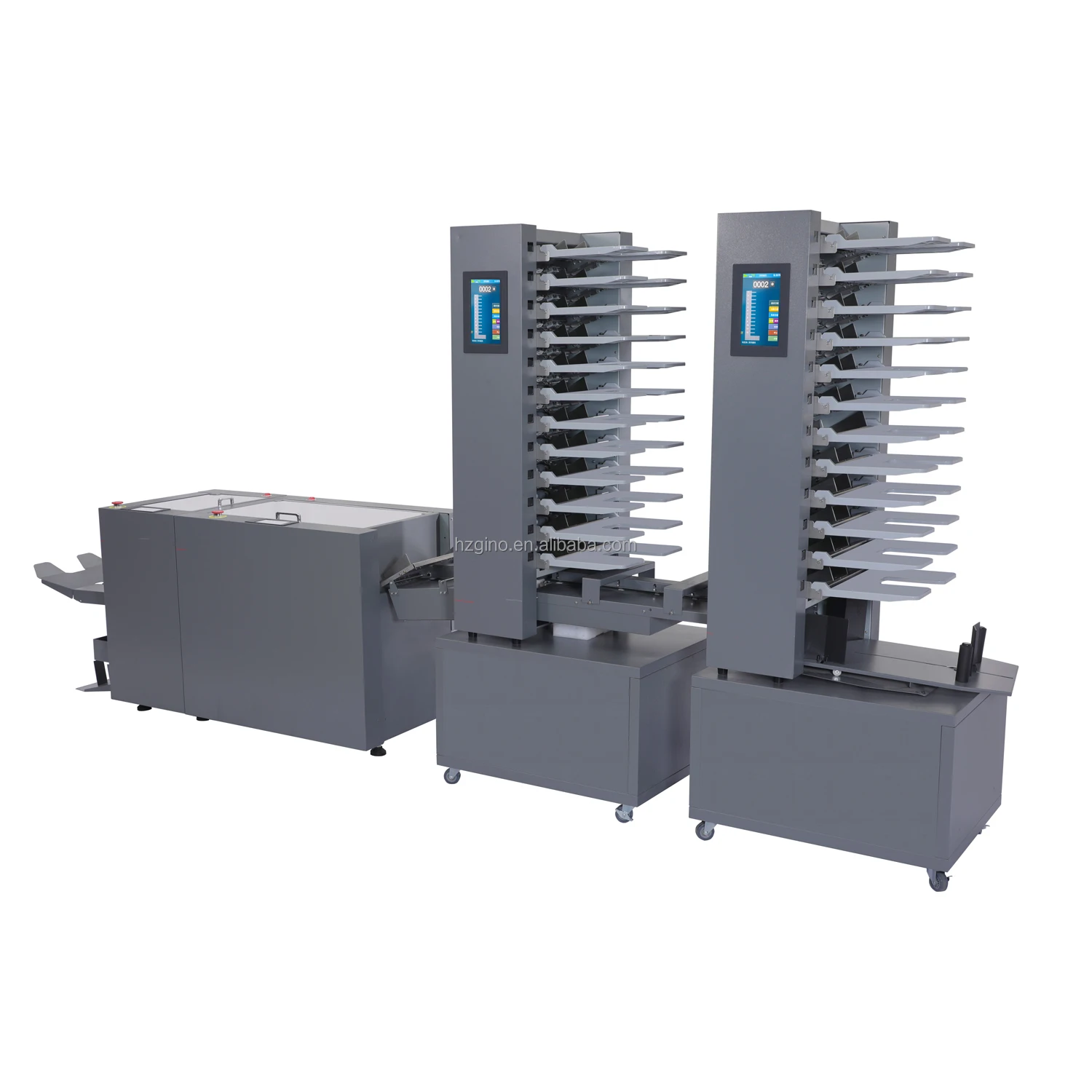 Automatic 10 bins Paper Collator Machine of Post-Press Equipment with Error Display for Printing Factory