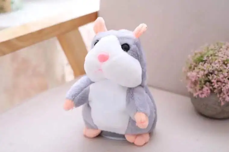 Tiktok Popular Cute Electronic Animal Doll Shake Dancing Talking Hamsters harry Plush Toys For Kids