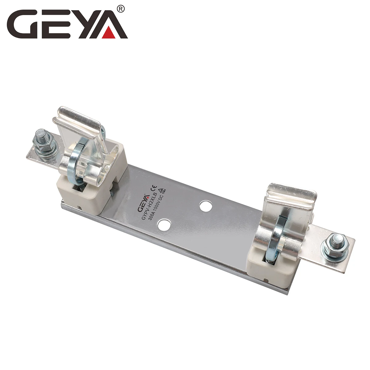 GEYA GYPV-H2XL 355A Low voltage electronic 1500V 80-400A thermal square fuse link ceramic DC holder for distribution box PV