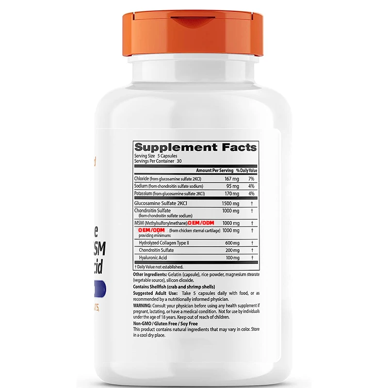 Glucosamine Chondroitin Msm Joint Support Supplement Bone Health For Joint Relief Bone Strength 90 Tablets