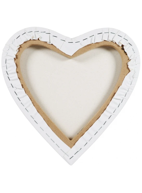 Mont Marte Canvas Heart Shaped 30x30cm canvas panels for painting