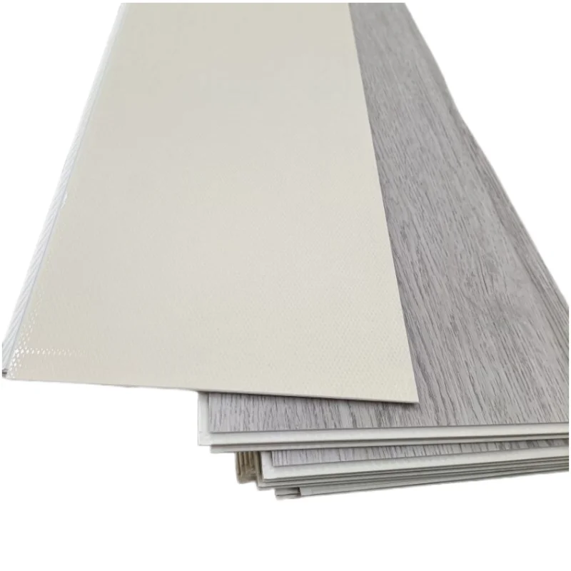 3D embossed finishing wooden PVC vinyl SPC floor with EVA pad